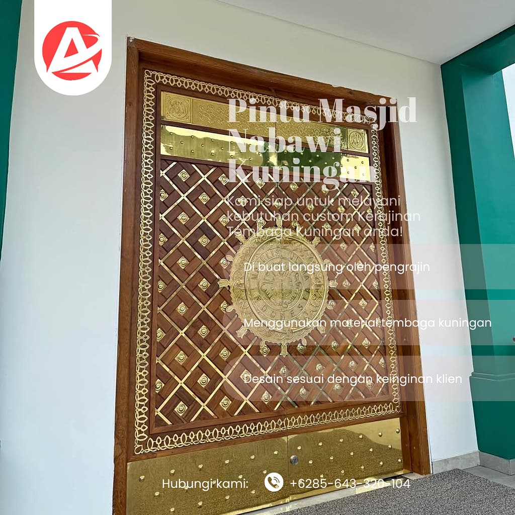 Pintu masjid nabawi kuningan
