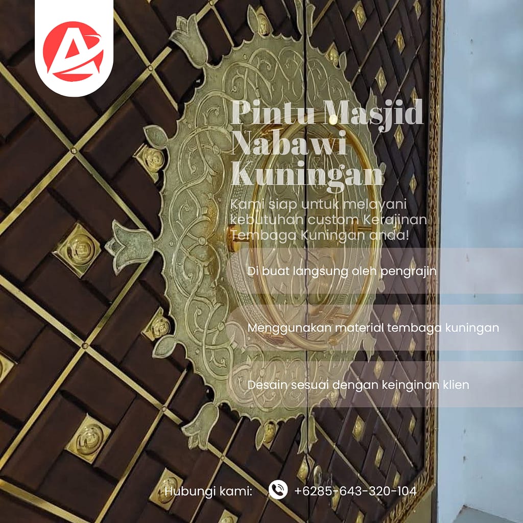 Pintu nabawi kuningan