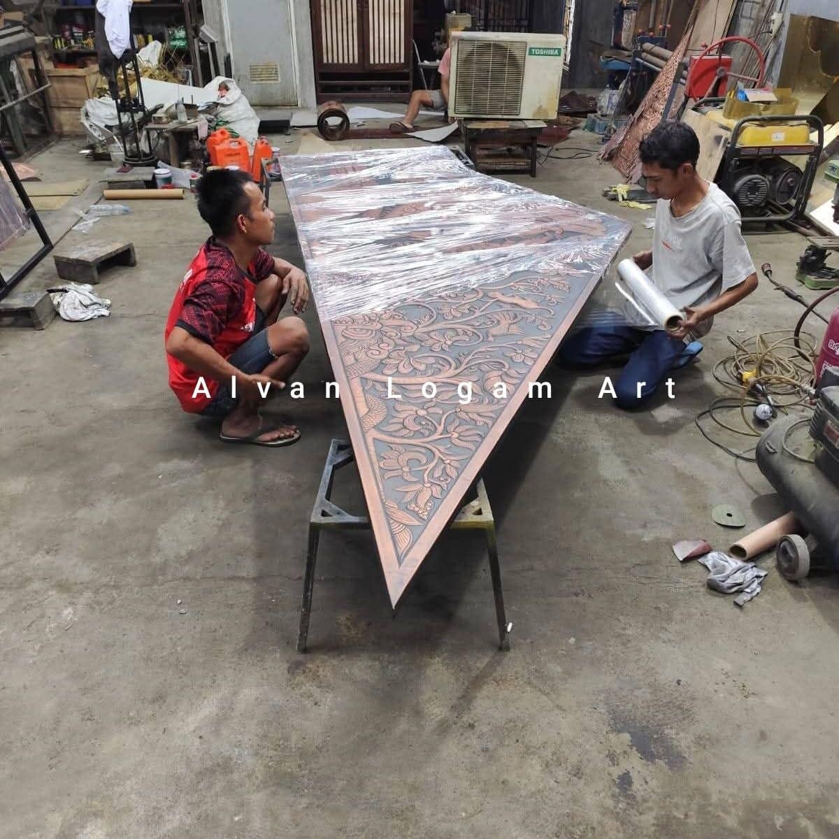 Gunungan Wayang Tembaga Eksklusif Banyak Proyek Besar Pakai Ini